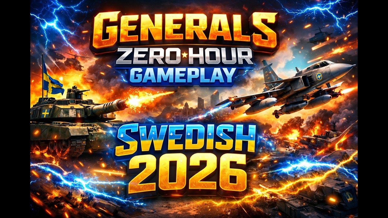 Generals Zero Hour Gameplay Swedish Mod