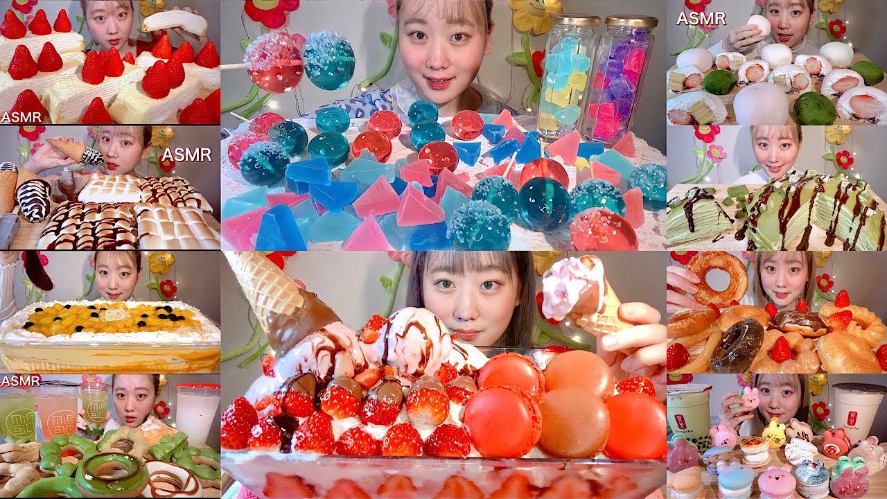 MIYU ASMRリレー第1弾 スイーツ編　ASMR Relay ASMR 릴레이