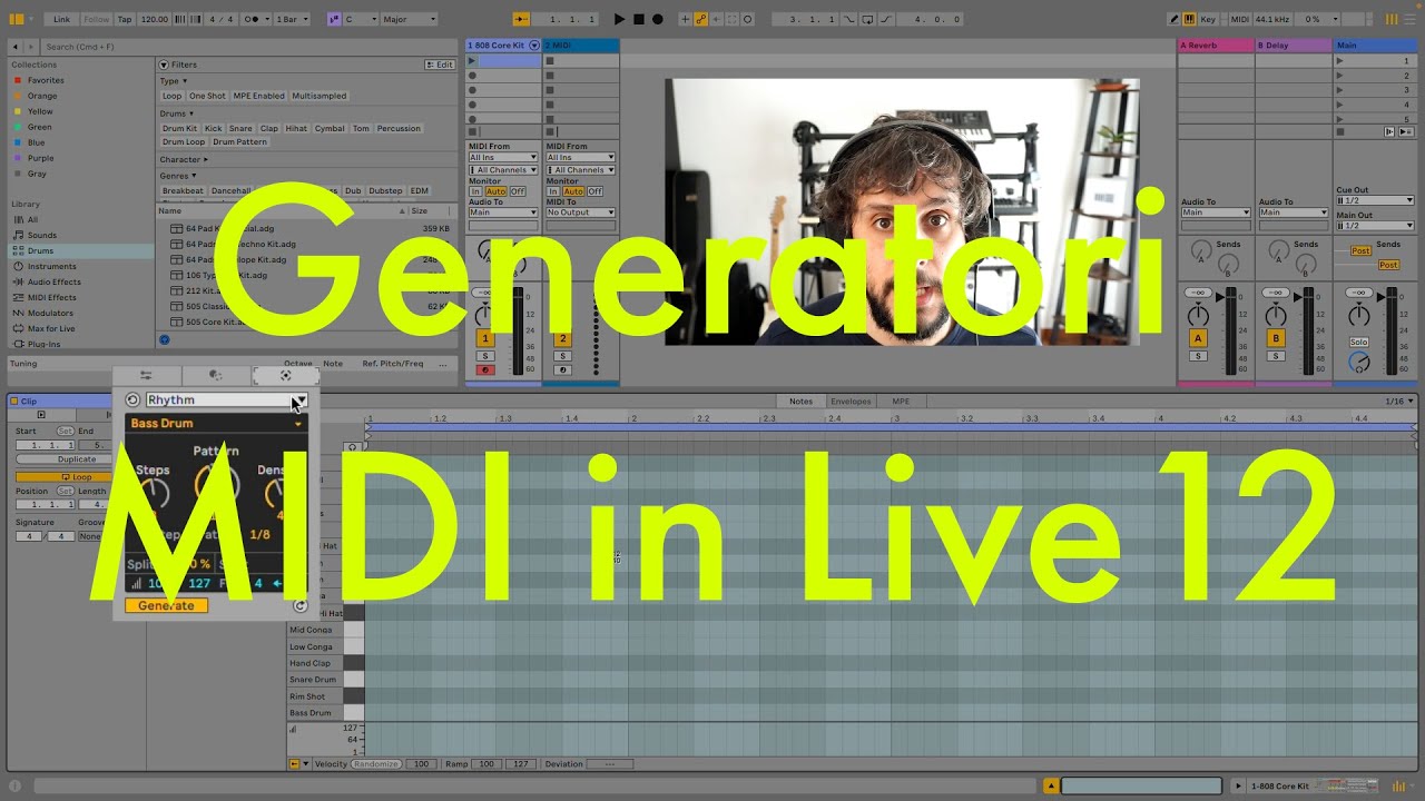 Ableton Live 12: Generatori MIDI
