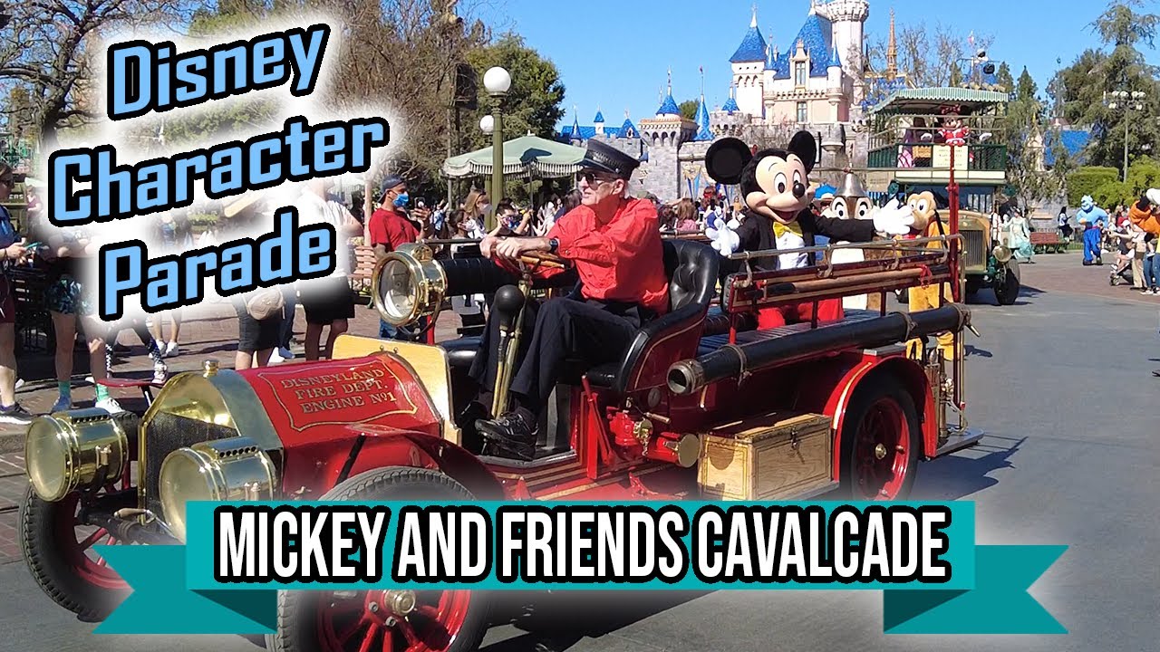 Mickey and Friends Cavalcade Parade at Disneyland 2022 - Disney Characters on Parade