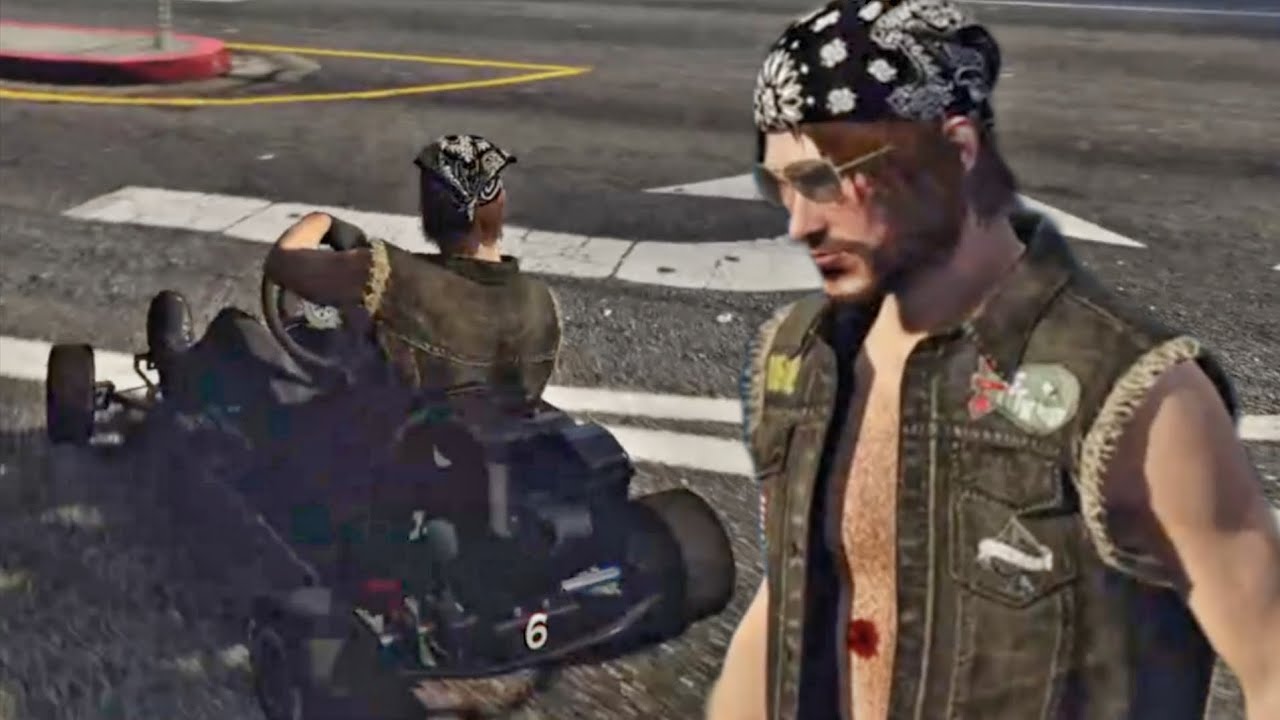 Två idioter raggar runt GTA