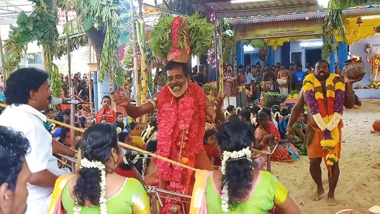 ஈச்சன்விளை உஜ்ஜையினிமாகாளி அம்மன் குடம் எடுத்து ஆட்டம் | வீரமாகாளி அம்மன் கோவில், ஈச்சன்விளை.