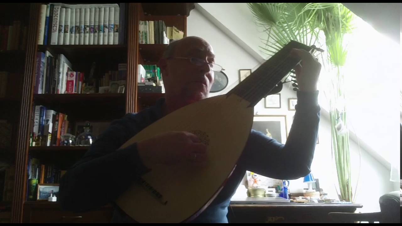 Early 17th century Country Dance for Baroque Lute in Accords Nouveaux tuning