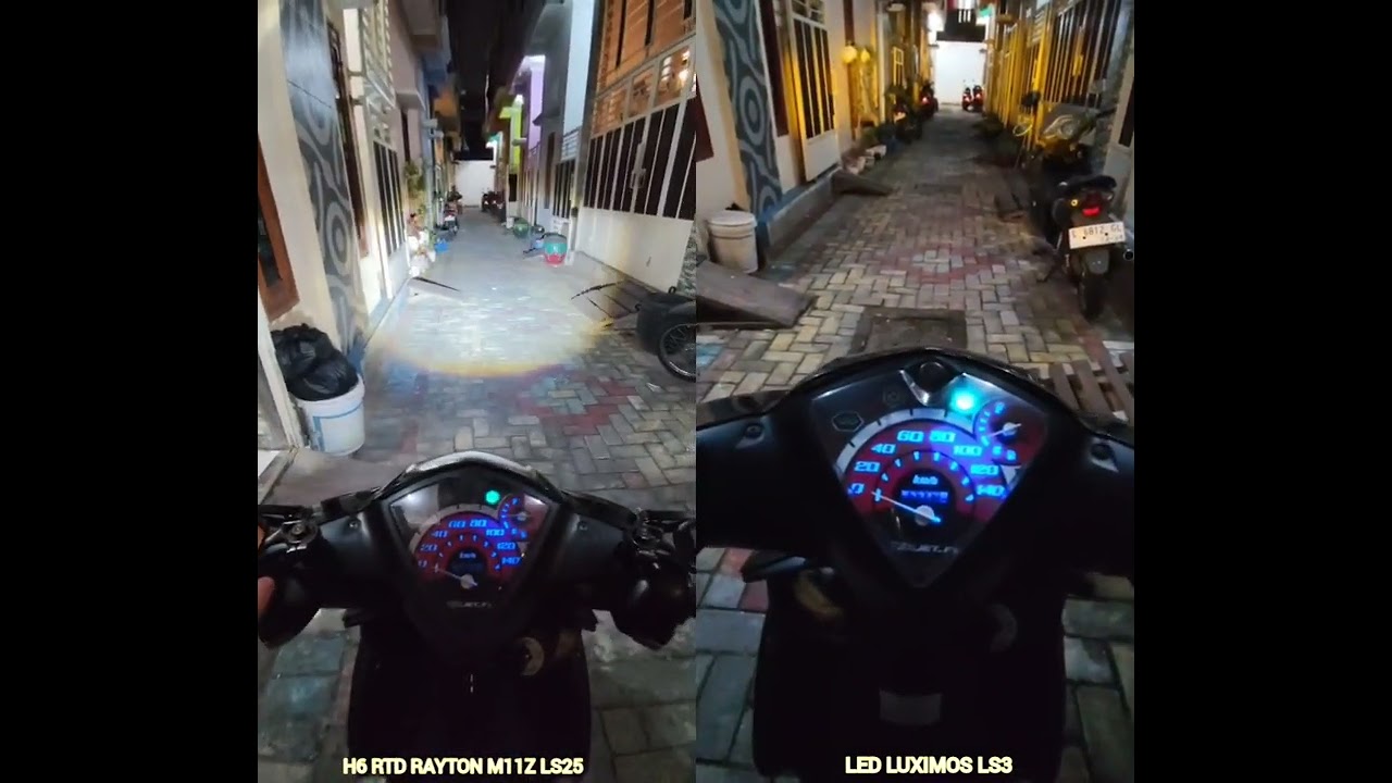 H6 RTD RAYTON M11Z LS25 (30WATT) VS LED LUXIMOS LS3 (15WATT)
