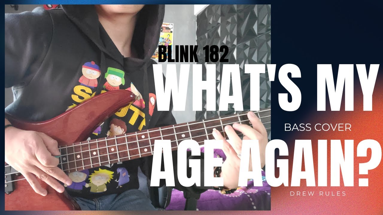 WHAT'S MY AGE AGAIN? BASS COVER- BLINK 182