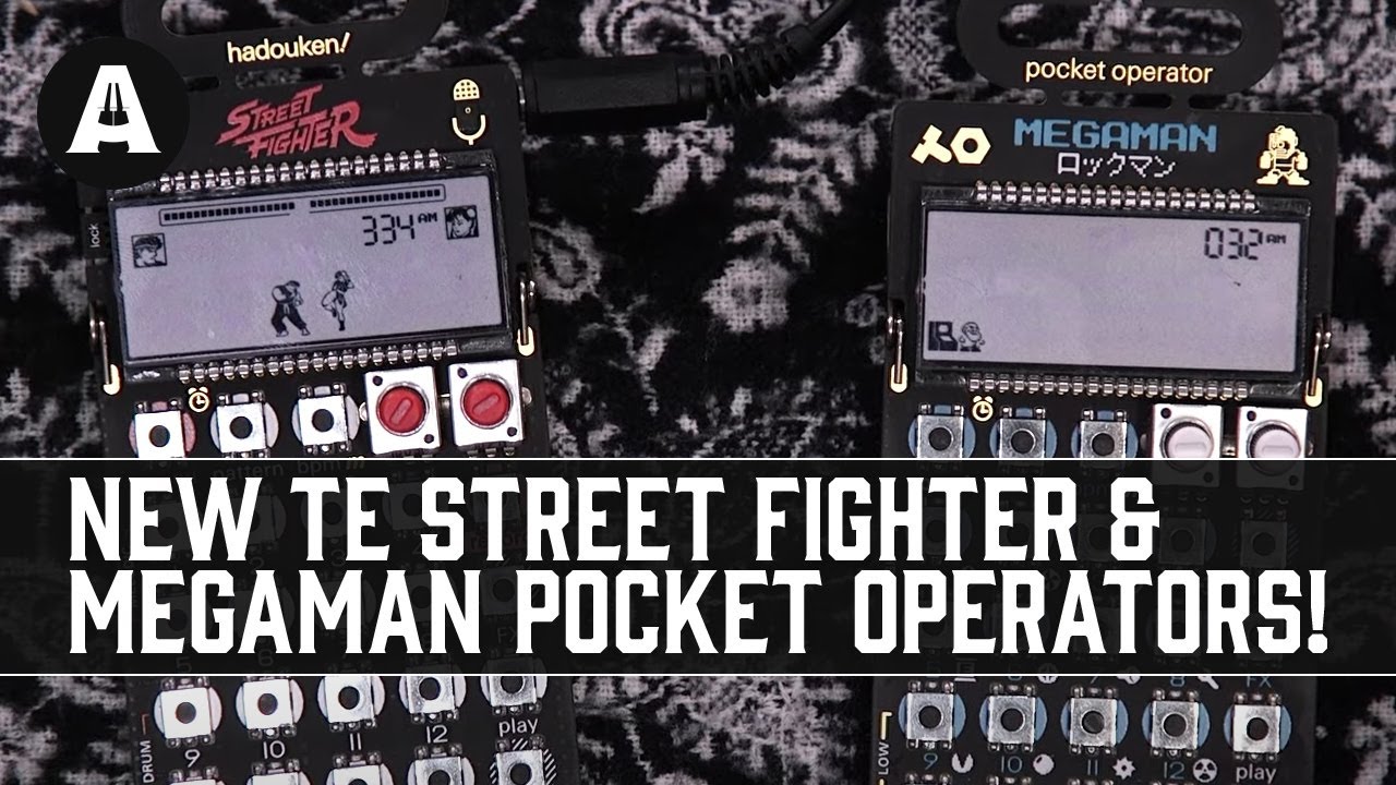 The Coolest Pocket Operators EVER Made? | Teenage Engineering Street Fighter & Megaman
