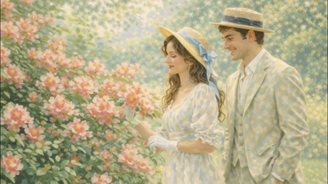 Visual Poems - Monet - Garden Luncheon: A Day in the Garden - An AI Short film 4K