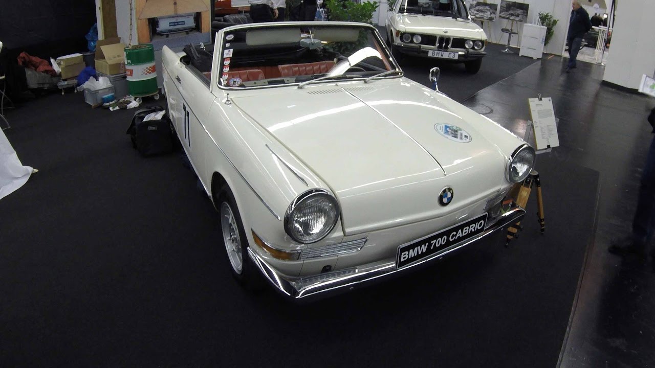 BMW 700 CABRIOLET 1962 CLASSIC CAR WHITE COLOUR WALKAROUND