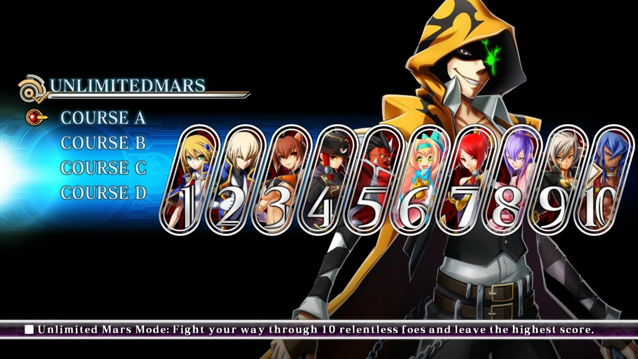 BlazBlue Chronophantasma Extend Terumi Unlimited Mars Mode Route A No Losses