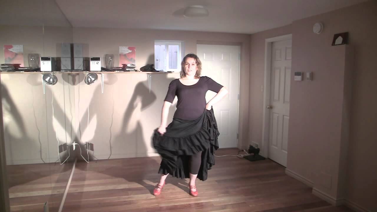 Flamenco Tango Marking Step #2 (flamenco dance lessons)