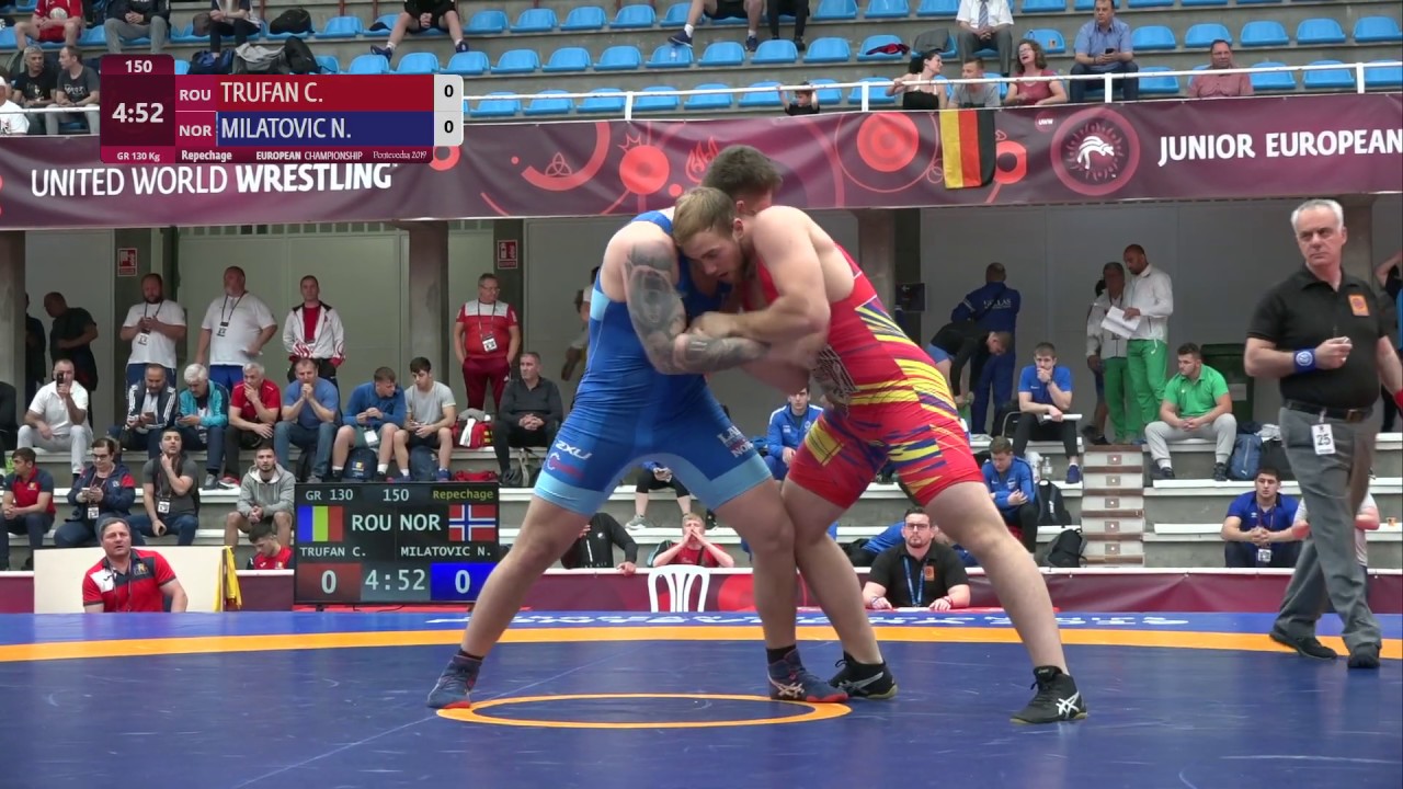 Repechage GR - 130 kg: C. TRUFAN (ROU) v. N. MILATOVIC (NOR)