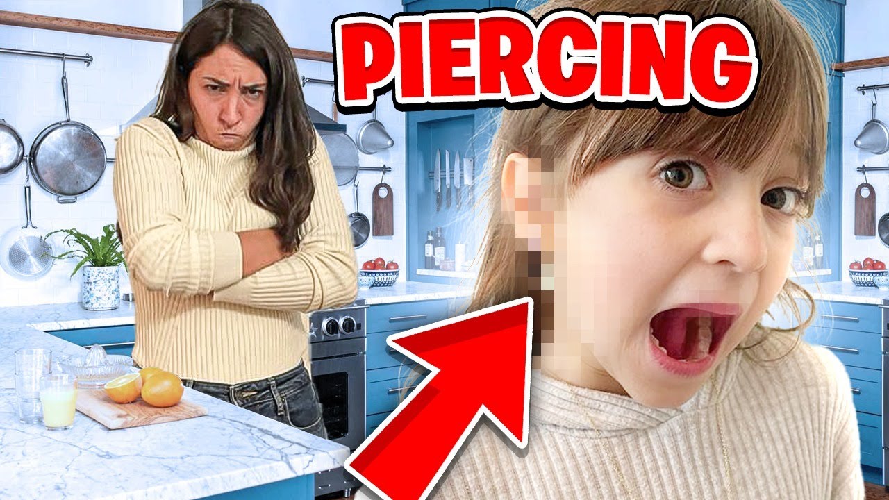 FIGLIACHIARA SI È FATTA UN NUOVO PIERCING DI NASCOSTO SENZA DIRLO A MAMMAGIULIA! #mgfc