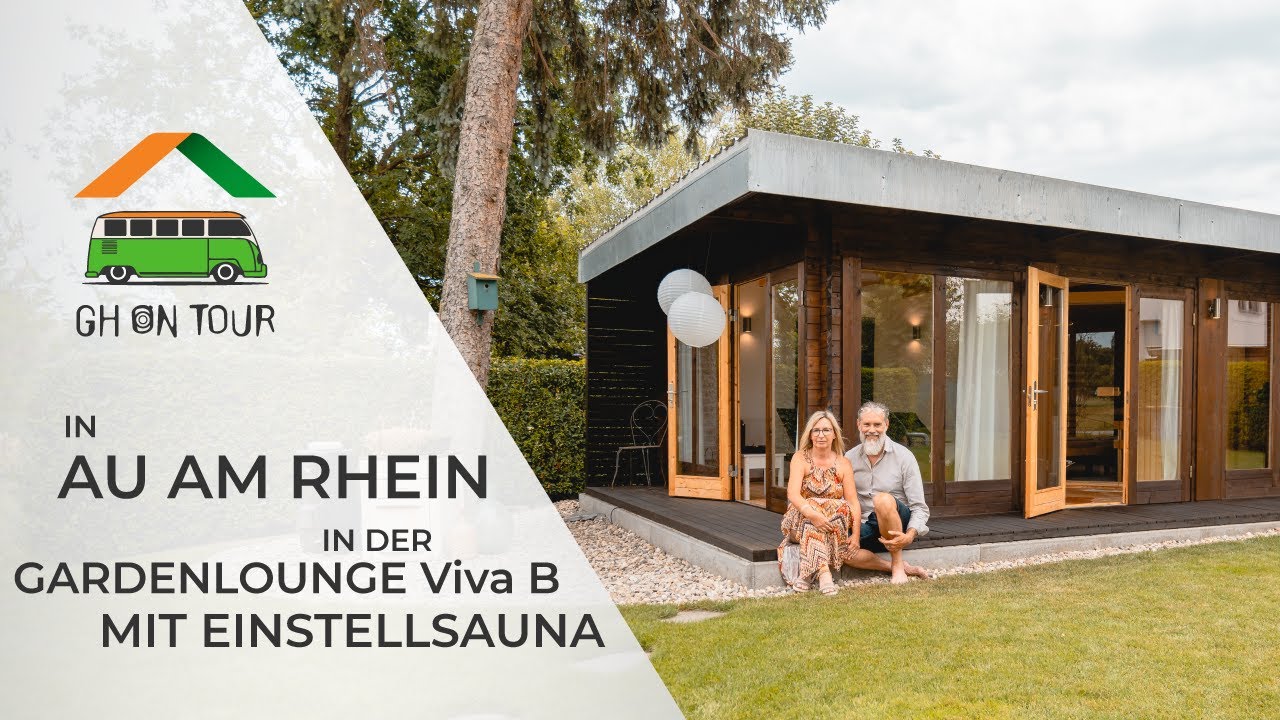 Wellness Oase im Garten: Unsere Gardenlounge Viva B mit Einstellsauna in Au am Rhein [GH on Tour]