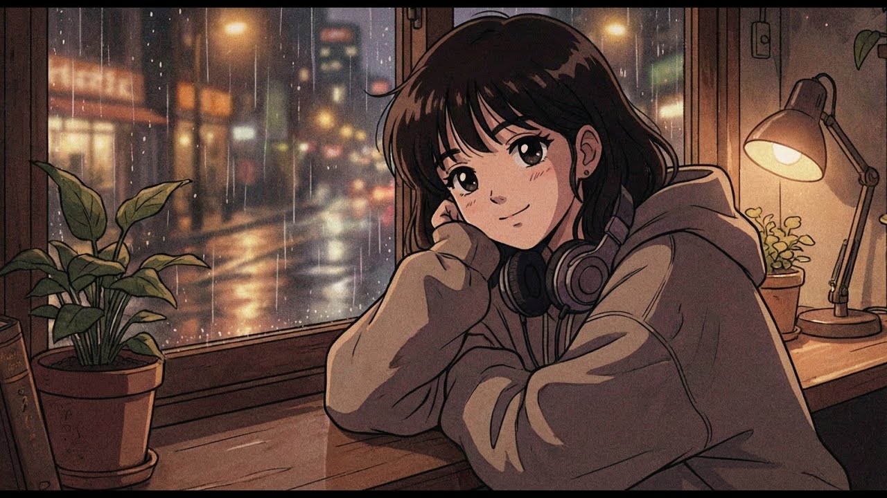 Rainy Night Lo-Fi for Relaxing 🌧️ | Quiet Window Comfort