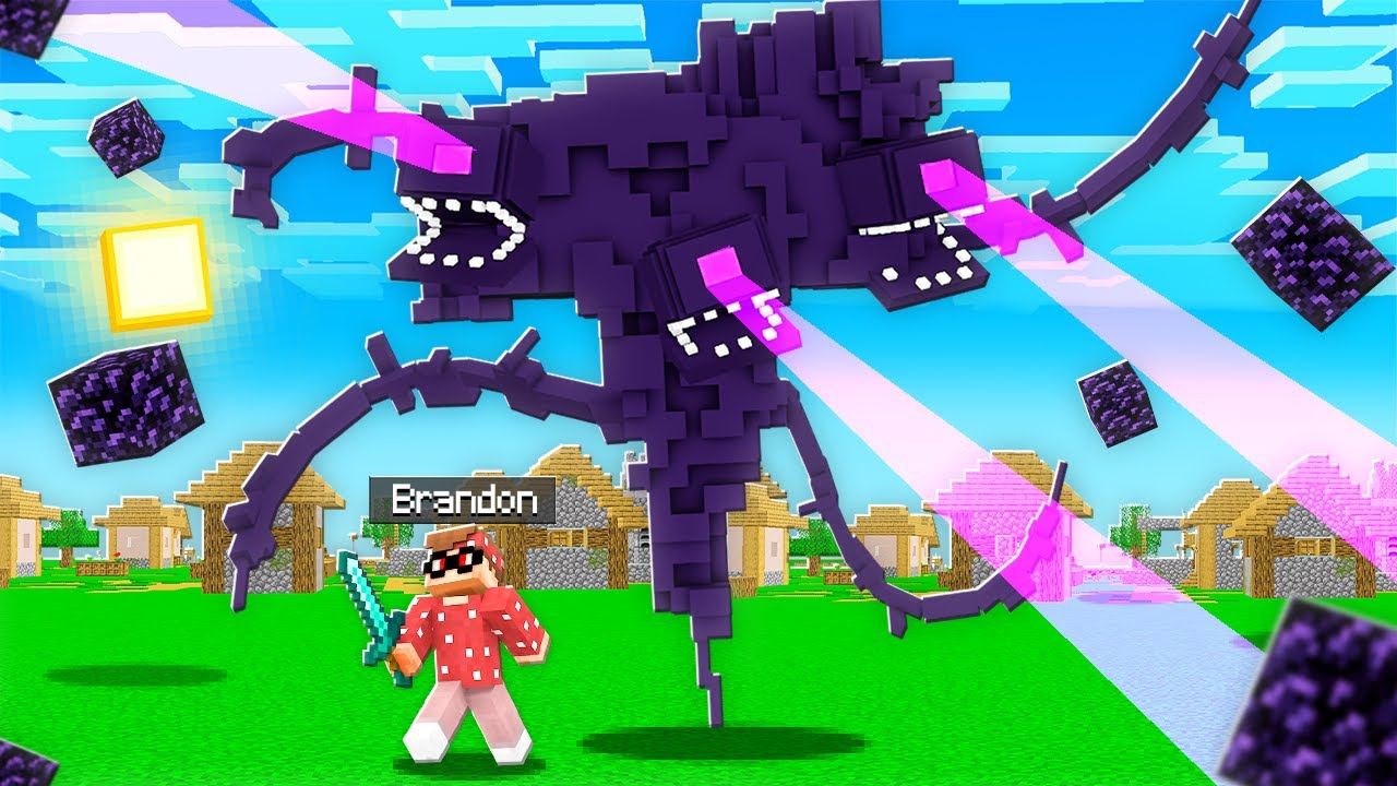 Never Spawn the STRONGEST Minecraft Wither Storm Boss...