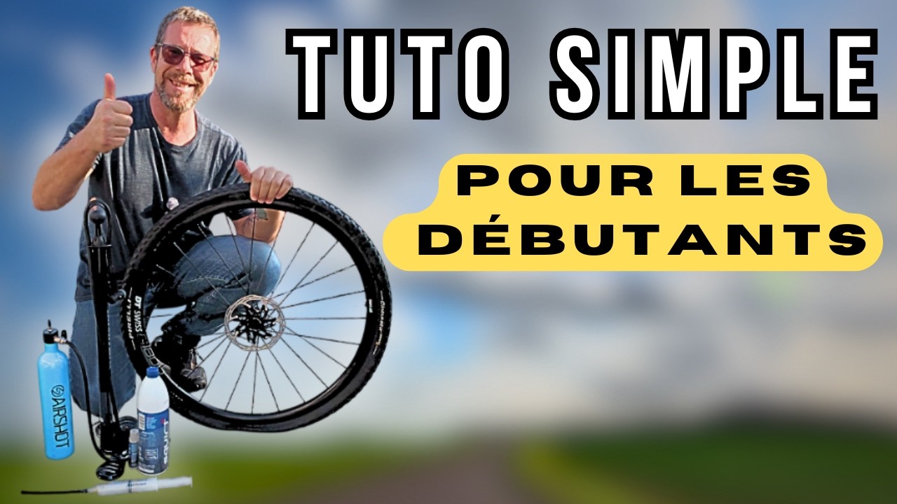 Tubeless v&eacute;lo facile : tuto simple pour d&eacute;butants.