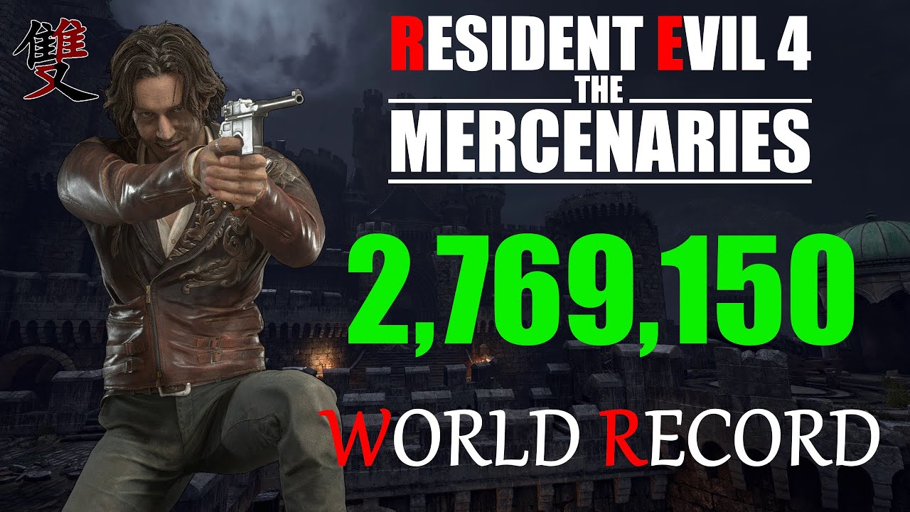 Resident Evil 4 Remake Mercenaries - 2,769,150 Luis Castle S++ | World Record Strategy
