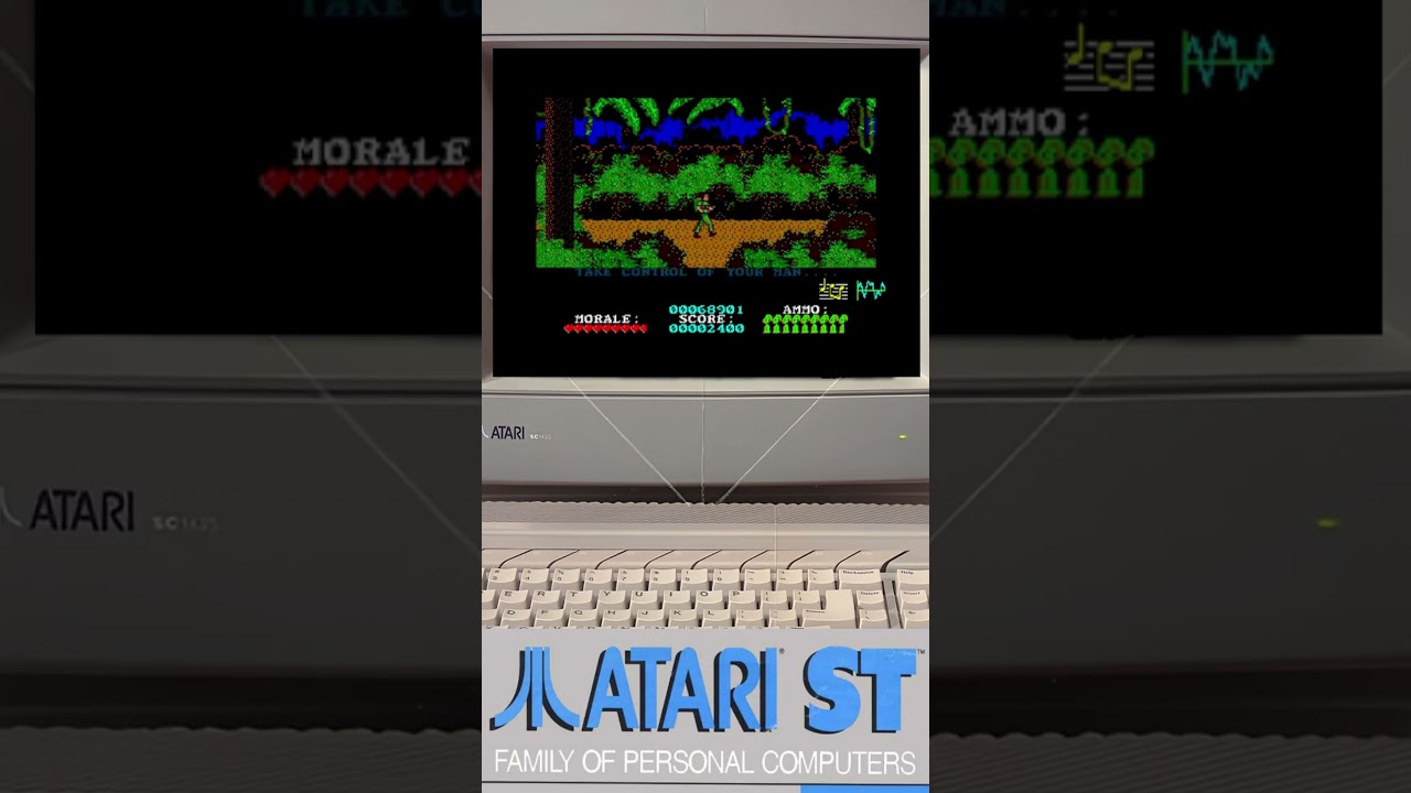 The Atari ST Plays Platoon (run and gun)