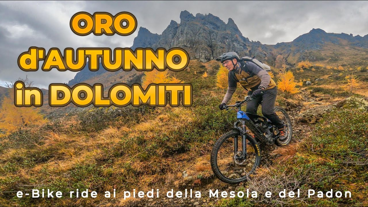 Oro d'autunno in Dolomiti - giro ad anello in e-Bike
