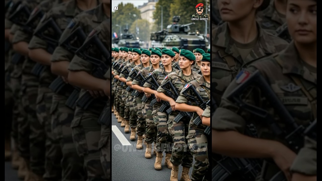 Elite & Elegant: The Stunning French Female Marine Parade!