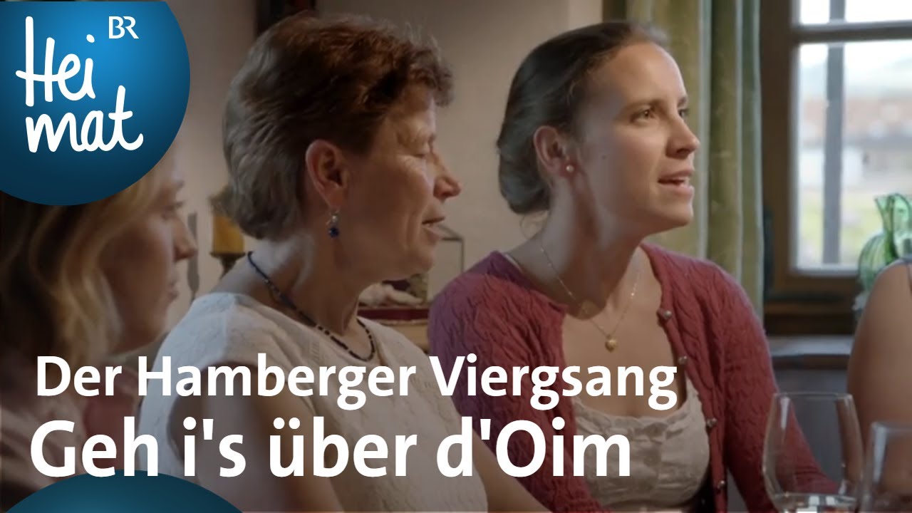 Der Hamberger Viergsang: Geh i's über d'Oim |  Zsammg'spuit  | BR Heimat - die beste Volksmusik