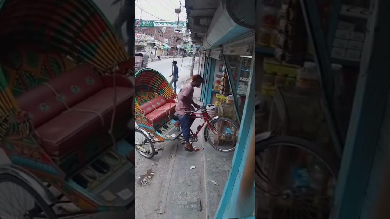 &ldquo;Brake Fail Auto Rickshaw Crashes Into Shop! 😂 Only in Bangladesh!&rdquo; #autodriver #motorists
