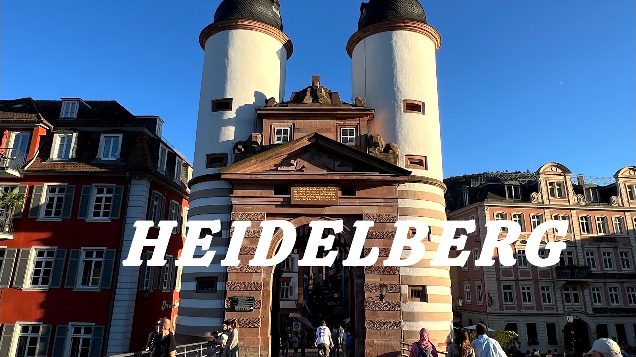 Heidelberg,Germany 🇩🇪 August 2024 (4k)