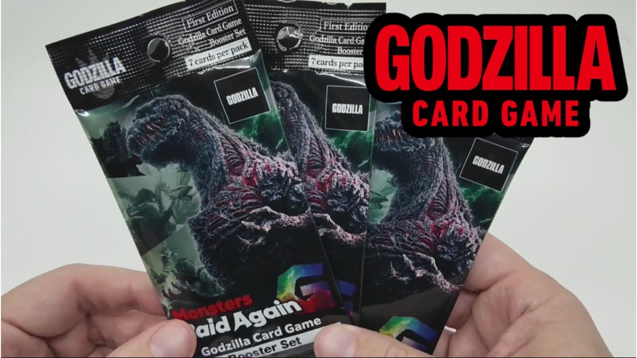 Первые впечатления от открытия новой коллекционной карточной игры Godzilla