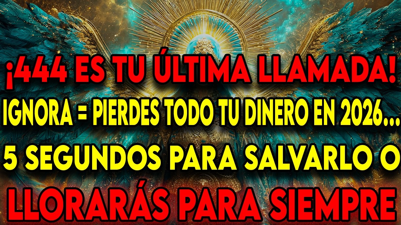 🔴¡NO MIRES ATRÁS COMO LOT! 444 ES TU ESCUDO O PERDERÁS CASA Y TODO 2026