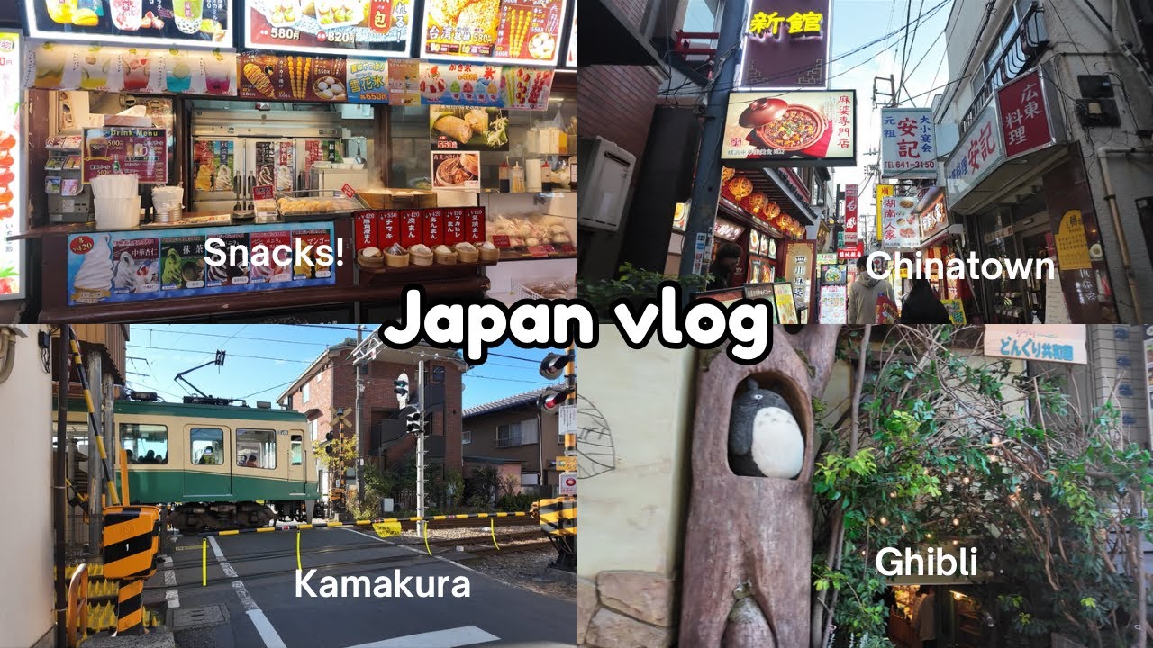 Japan vlog: Trip to Kamakura, Ghibli, China Town