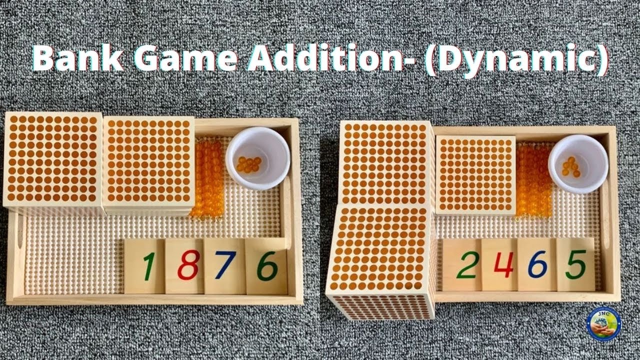 Bank game - Addition with the Golden beads (Dynamic)