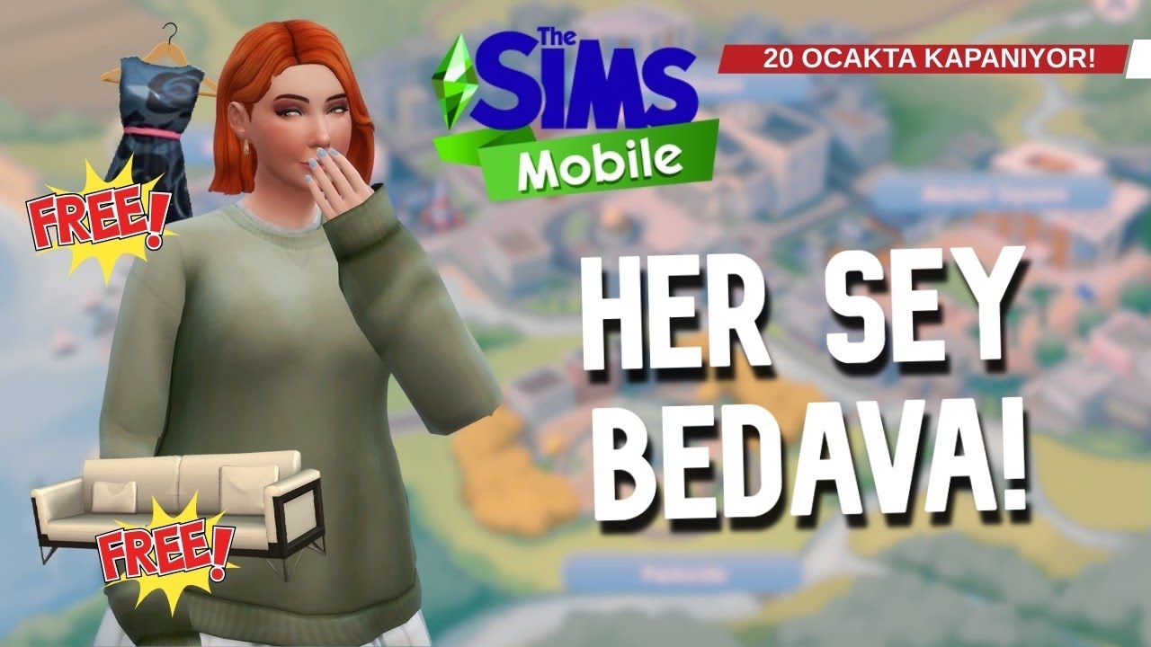 The Sims Mobile Kapanmadan Önce Her Şey Bedava Oldu!