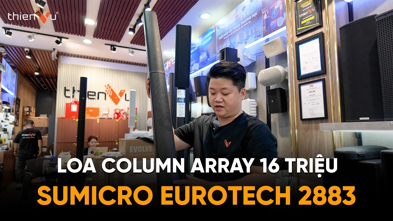 Đánh Giá Loa Cột Sumico EUROTECH 2883: Giá Dễ Tiếp Cận Nhưng Hát Karaoke Có Tốt Không ?
