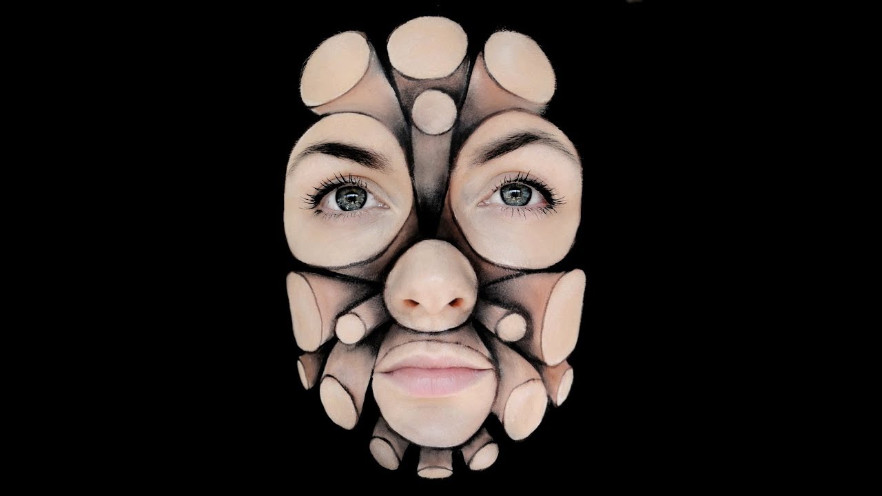 FACE BURST!!!  illusion makeup