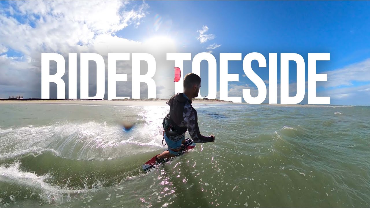 Rider toeside facilement en kitesurf (sans s'arrêter)