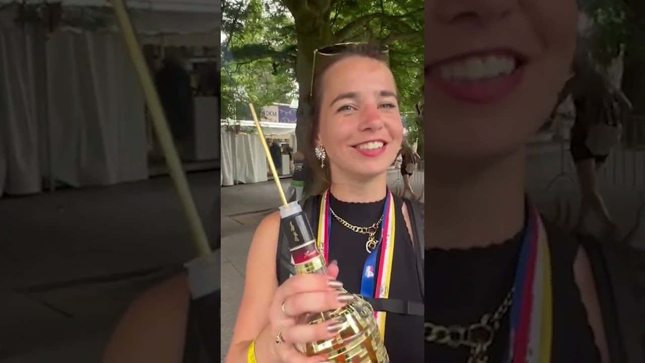 Dronken over de finish? | #shorts