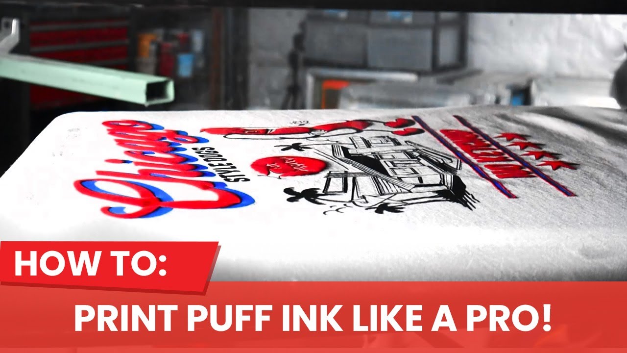 How to screen print with puff ink | by Screenprintdirect.com