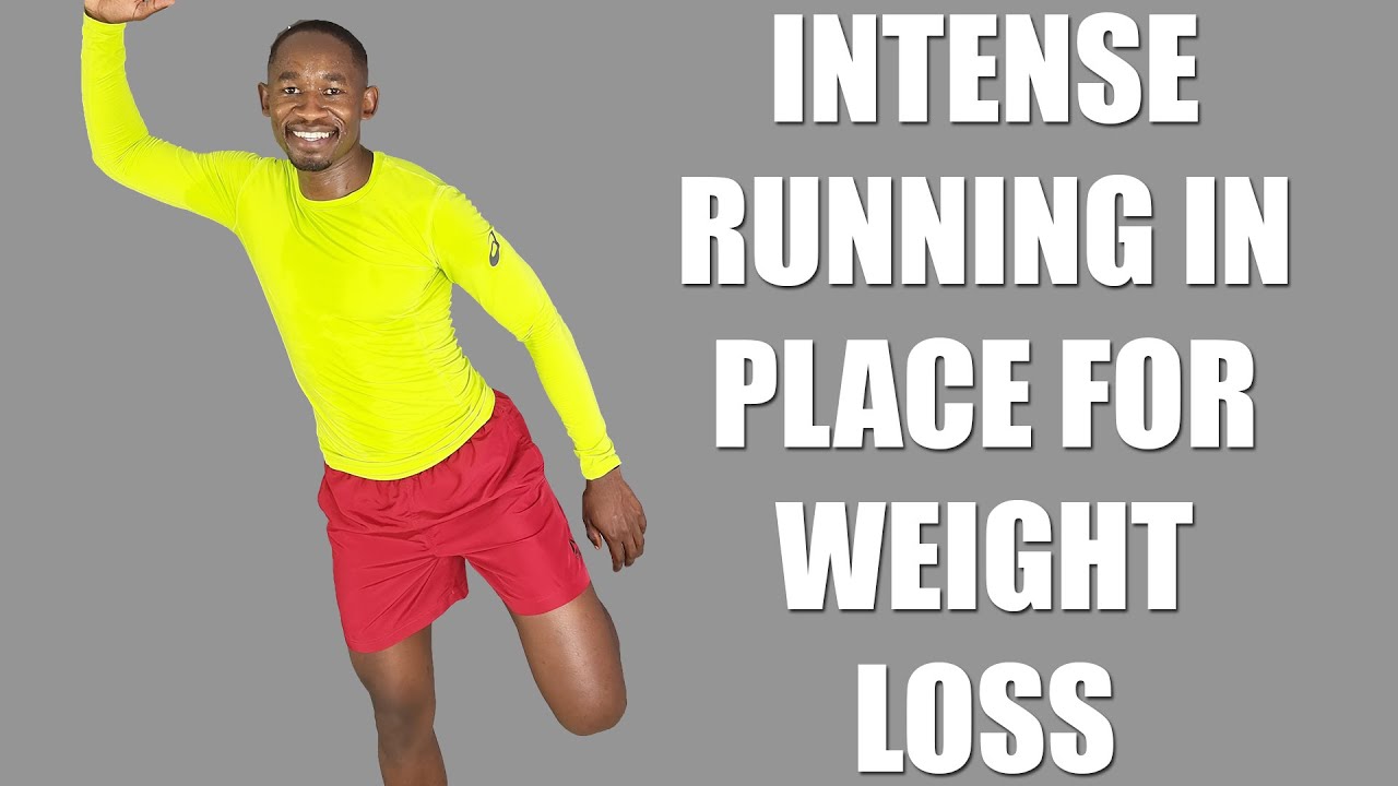 Intense Running In Place for Weight Loss/ 30 Min HIIT Cardio Workout 🔥330 Calories🔥