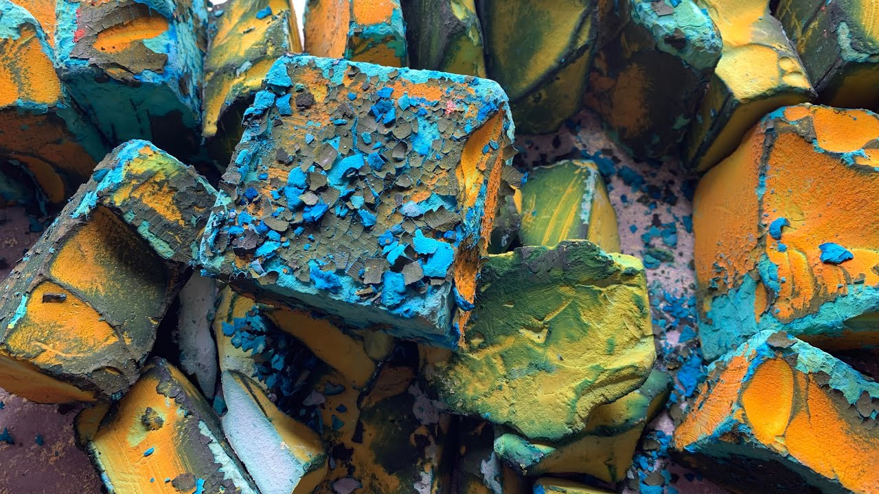 Green Dyed Flakey Crunchy CFD Gymchalk Crush collab with @The_Chalk_RoomBD