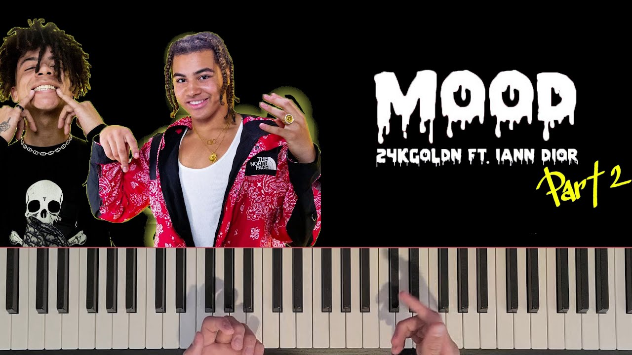 24kGoldn ft. iann dior - Mood (Piano Tutorial)