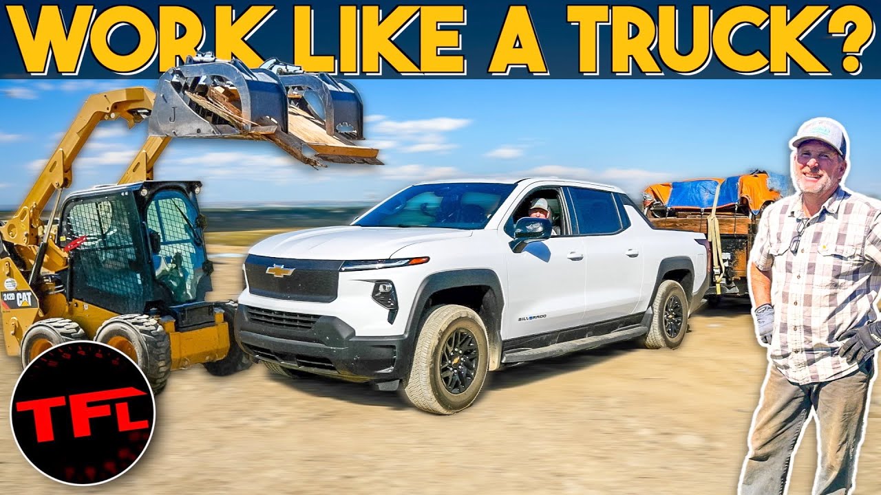 Старый против нового рабочего грузовика: сможет ли электромобиль Chevy Silverado 2024 года работа...
