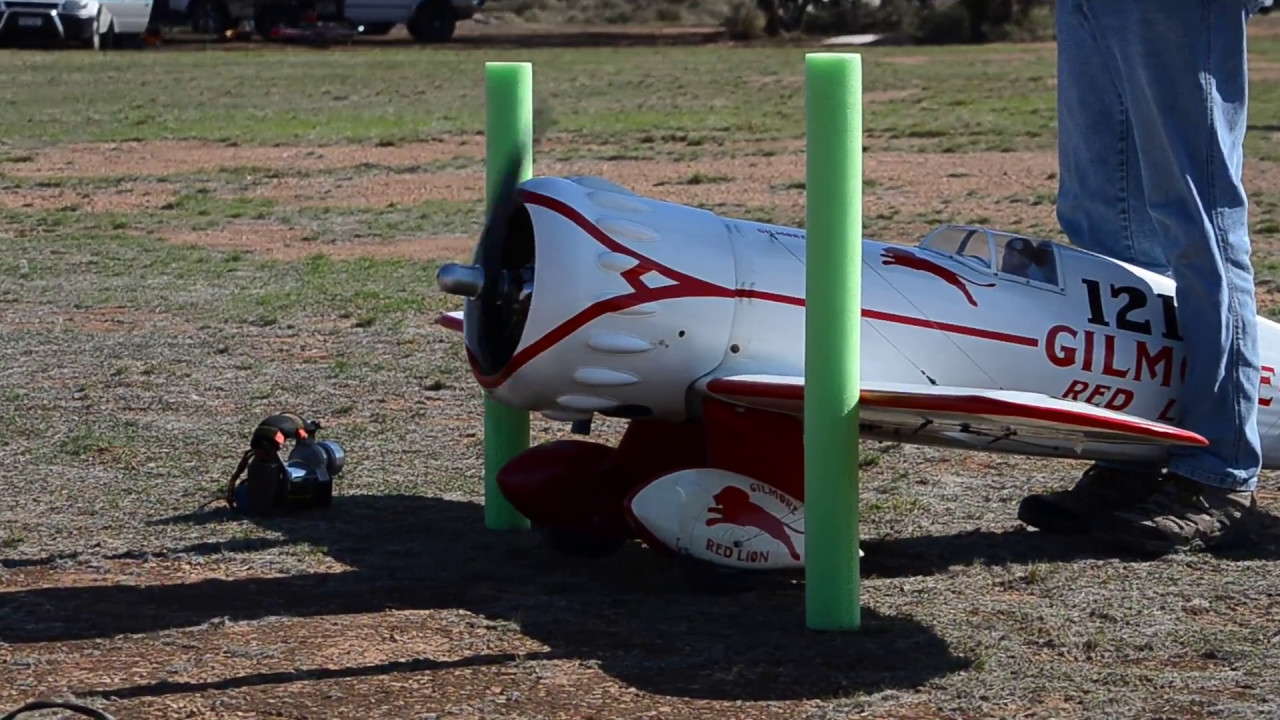 Gilmore Red Lion Racer from the 1930s RC Plane, Saito Radial