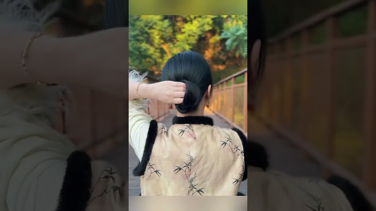 A tutorial on elegant and grand Chinese-style hairpins and hair extensions