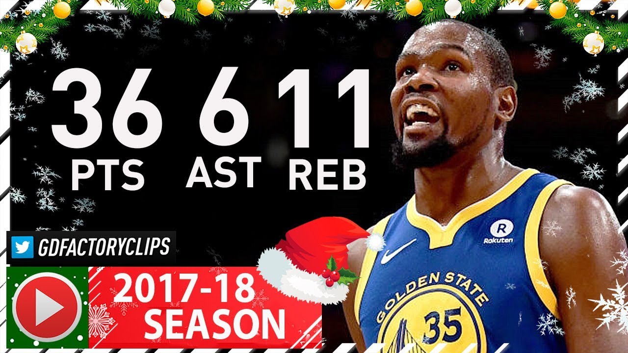 Kevin Durant CRAZY Full Highlights vs Lakers (2017.12.18) - 36 Pts, 11 Reb, 8 Ast, 3 Blks, CLUTCH