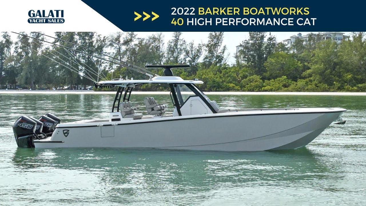 2022 Barker Boatworks 40 High Performance Cat Walkthrough