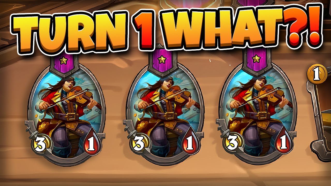 Highrolling on TURN 1!! | Hearthstone Battlegrounds