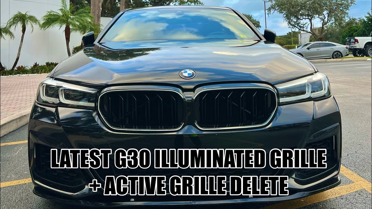 XM Style LED GRILL INSTALL + Active Grille Delete on BMW G30 5 Series !