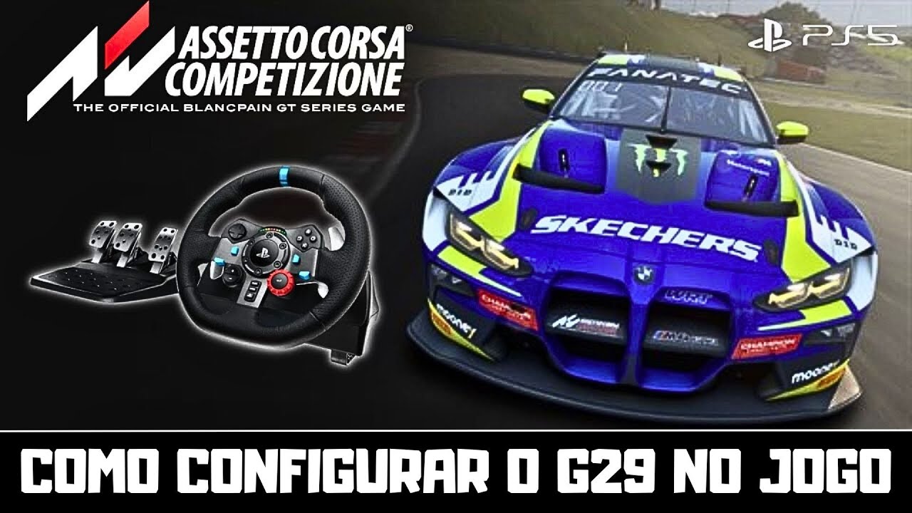 Como Configurar o Volante G29 no Assetto Corsa Competizione: Guia Passo a Passo #acc #g29