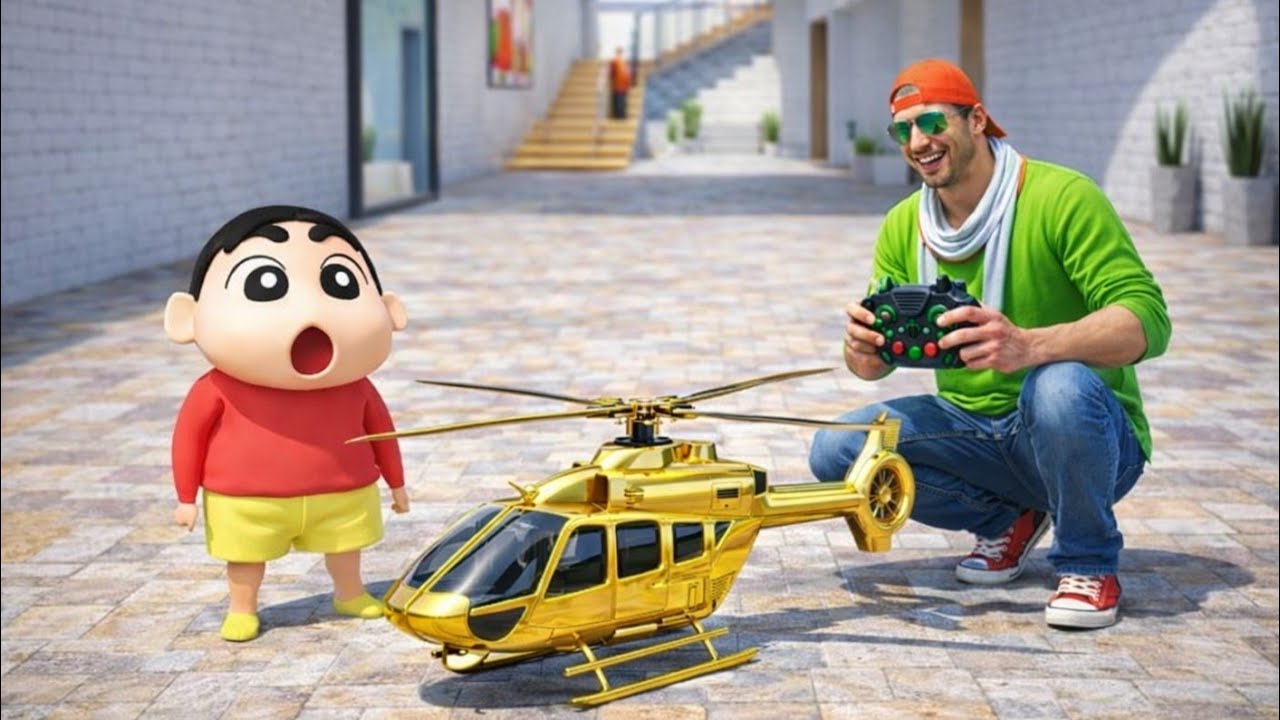 🔥Jack,shinchan buy mini rc helicopter🚁 #franklin #indiantheftauto #gta #indiantheftautosimulator 