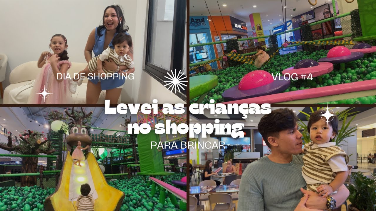 Levei as crianças no shopping para brincar só não sabia que isso ia acontecer 😨